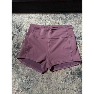 Lululemon Align High Rise Short 4 Inch Dusty Mauve Size 8 Yoga Athleisure
